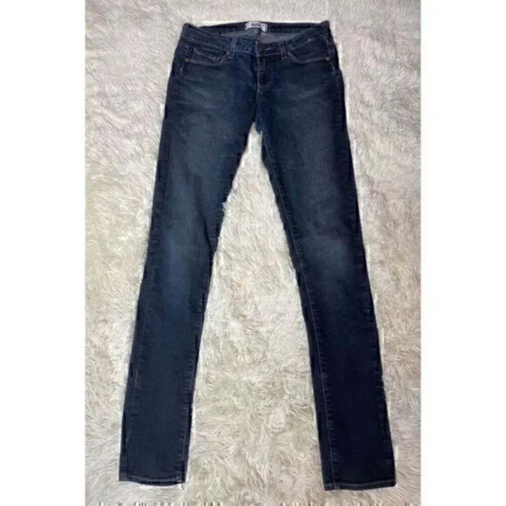 EUC Dark Blue Paige Peg Skinny Size 26